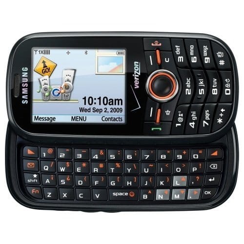 If you'd prefer to have a traditional keyboard, then the Samsung Intensity might just be the phone for you.