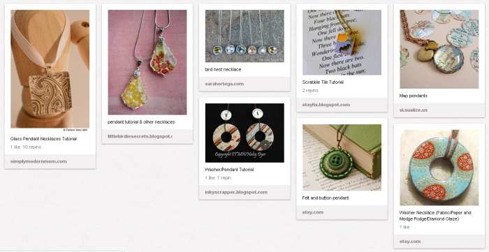 I launched a new jewelry line for 2012, which includes handmade charms and pendants. I created a board to collect ideas for charms and pendants that I could make for it.