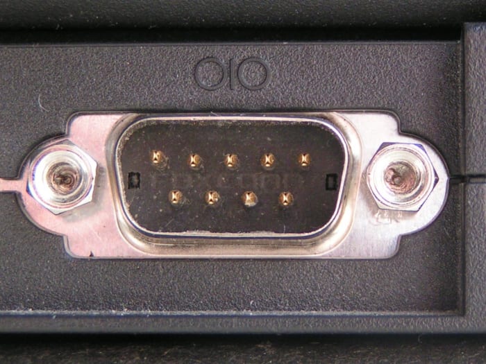 Serial port used by the serial mouse