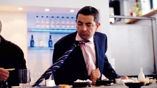 The film is tailor-made for Atkinson's trade-marked rubber-faced buffoonery, providing an antidote to overly serious Bond films.