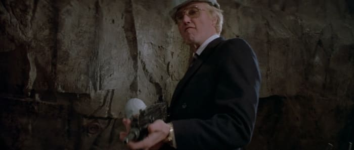 Walken's baddie is completely psychotic and is a noticeable shift in tone from the light-hearted fluff he finds himself in.