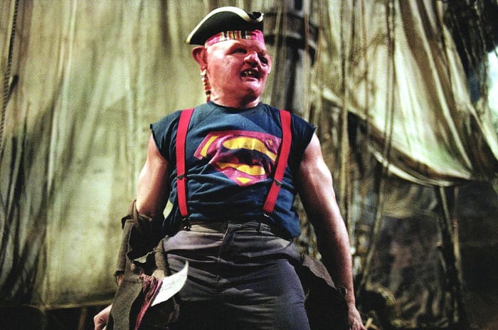 Hey, you guys - former NFL player Matuszak gives a charming performance as Sloth, a role which has endured in popular culture.