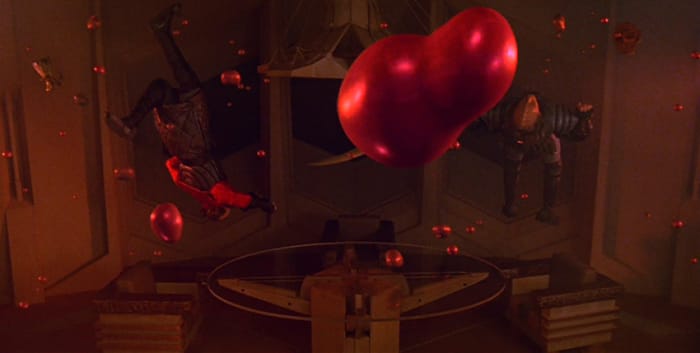 The zero gravity scenes demonstrate the quality of the effects, arguably the best seen in the franchise up to this point.