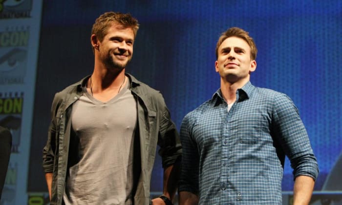 Super-bromance, Hemsworth and Evans will again do battle beside each other in Avengers: Infinity War (2018).