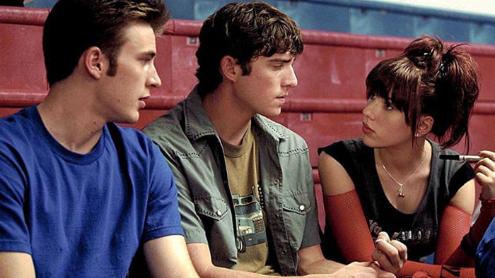 Evans acted with Scarlett Johansson in The Perfect (2004), the first of 6 movies they would make together.