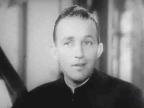 Bing Crosby as Father Chuck O'Malley in the 1945 Film The Bells of St. Mary's