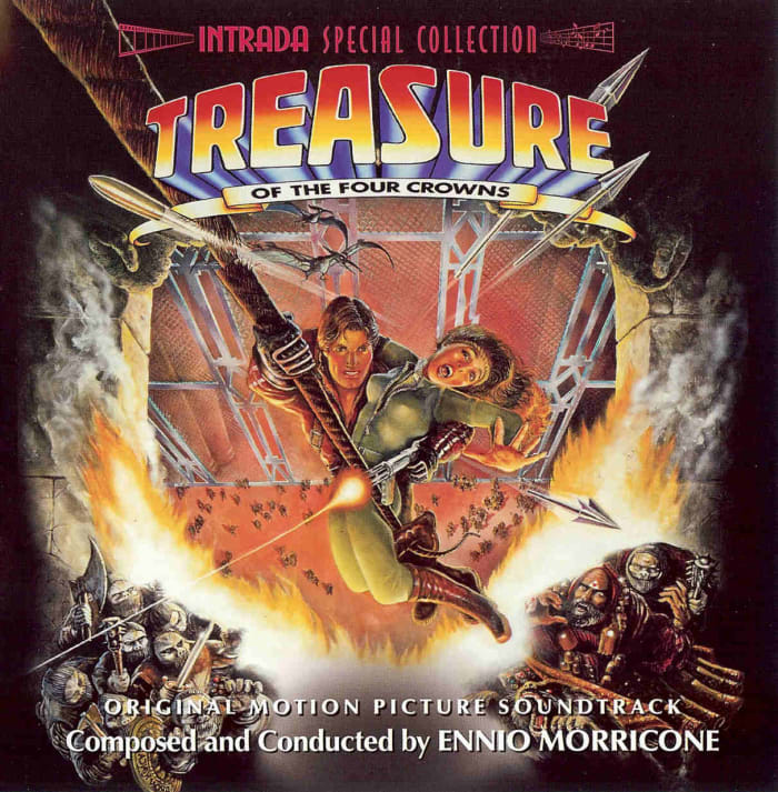 Treasure of the Four Crowns' soundtrack was scored by the great Italian film composer Ennio Morricone.