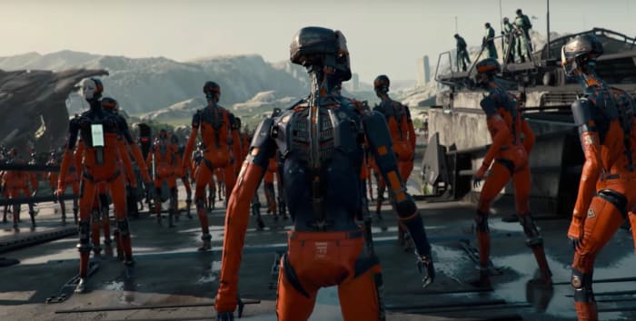 Adam steps out of the prison. #Adam #UnityTechnologies #OatsStudio #NeilBlomkamp