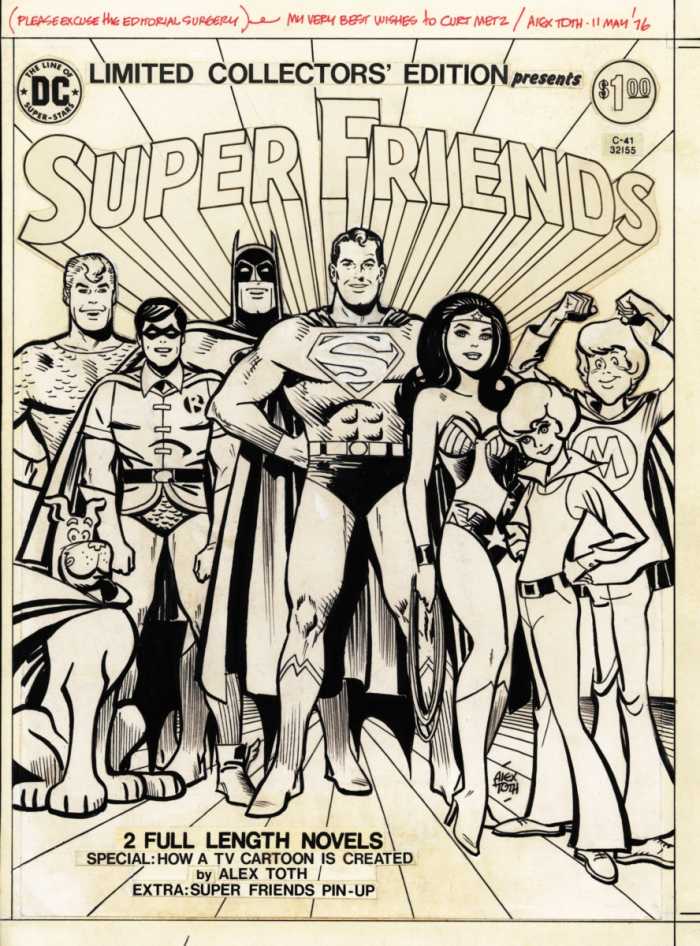 Both Cambria founder Clark Haas and comic book artist Alex Toth would eventually work on the same project again with Hanna-Barbera's Super Friends series during 1973