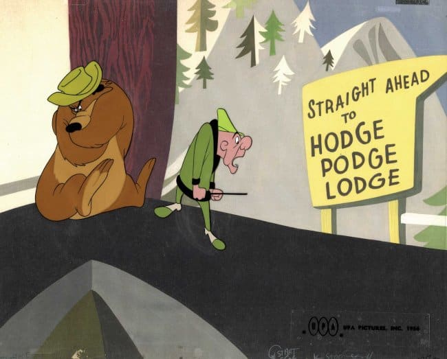 Mr. Magoo was introduced as a crotchety old man in the 1949 short "Ragtime Bear", part of UPA's "Jolly Frolics" series