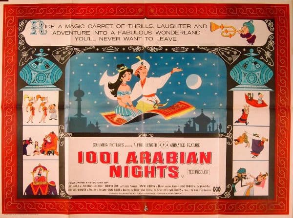 "1001 Arabian Nights", starring Mr. Magoo, was UPA's first and only animated feature. Its financial failure led to UPA's shift to television.