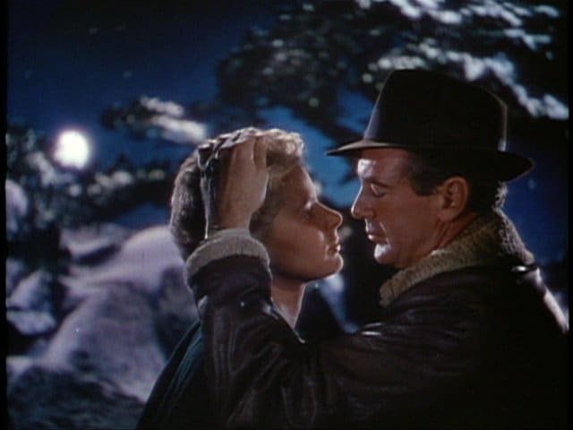 Gary Cooper with Ingrid Bergman in the 1943 film "For Whom the Bell Tolls"