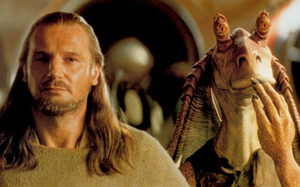The film is not a complete waste of time, despite the presence of cinema's most hated character of all time (right)...