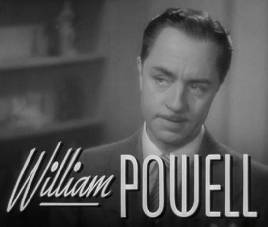 William Powell in a screenshot from the trailer for "Another Thin Man" (1939)