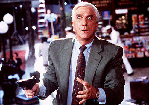 The film retains much of the original's zaniness thanks to a pitch perfect delivery from Leslie Nielsen as the hapless Drebin.