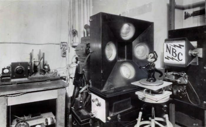 Felix was actually the very first TV star, albeit in statue form, during a series of test broadcasts in 1928.