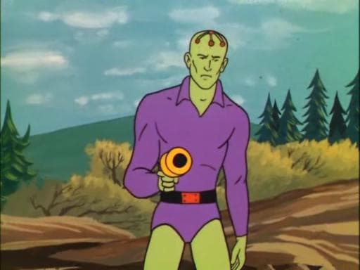 This cartoon marked the first screen appearance of several of Superman's most iconic villains, such as Braniac