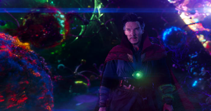 Cumberbatch's performance echoes that of Robert Downey Jr in 'Iron Man', his character going from egotistical jackass to enlightened hero.