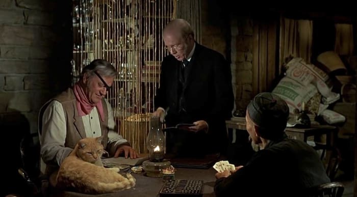 Wayne (left) deservingly won his Oscar for his performance as grizzled sharpshooter Cogburn, a role as commanding as the Duke himself.