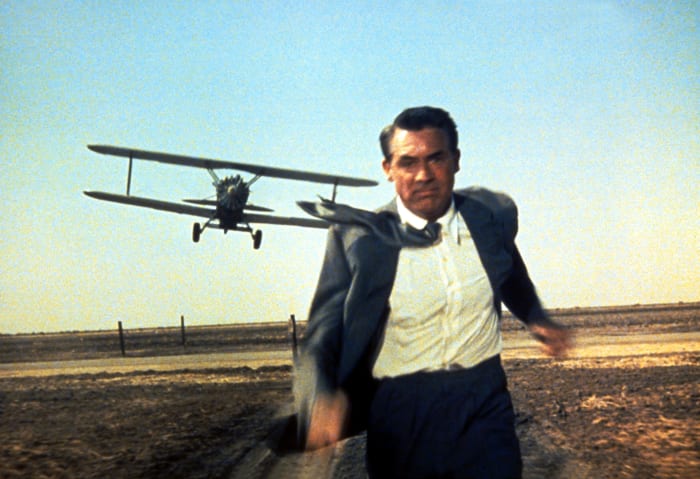 The iconic crop-duster sequence is a masterpiece - devoid of dialogue and music, it's utterly thrilling and incredibly tense.