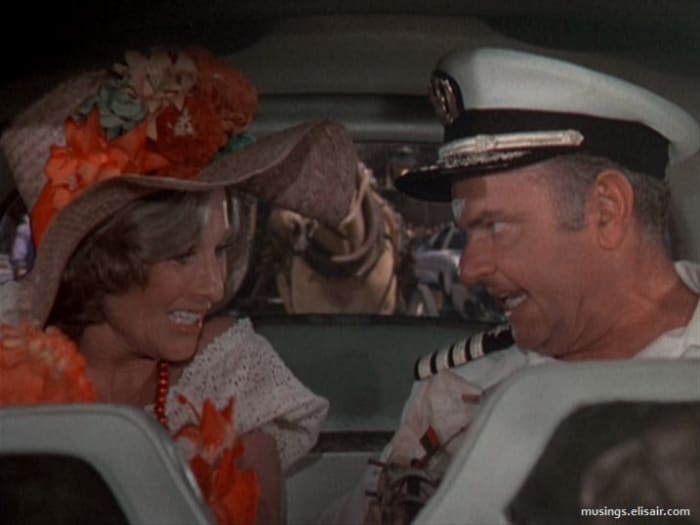 Leachman (left) and Korman (right) are more interesting than the lead actors but can't salvage a film as dreadfully unfunny as this.