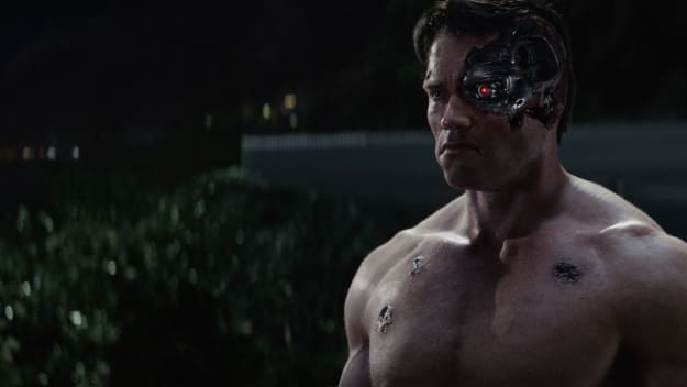 Revisiting Schwarzenegger's debut as the T-800 via CG shenanigans just reminds you how old he and the series actually are.