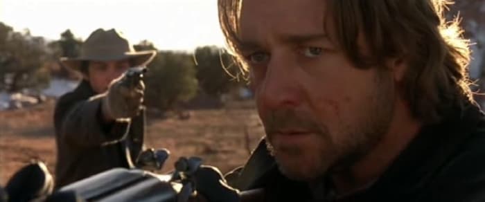 Crowe's rugged charm shines through the picture, reinforcing his reputation as one of Hollywood's biggest stars at the time