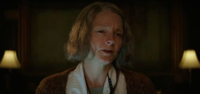 Foster is unrecognisable as The Nurse and her performance underlines what a talented performer she remains after all these years.
