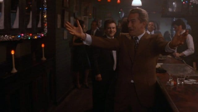 De Niro's long association with gangster films lends even more authenticity to the picture, which makes it an uncomfortable watch at times.