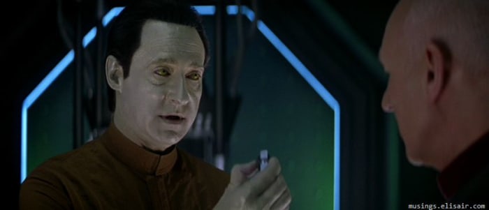 Once again, the film is far too Data-centric and he takes screen time away from his co-stars. Unsurprisingly, Spiner also worked on the story...