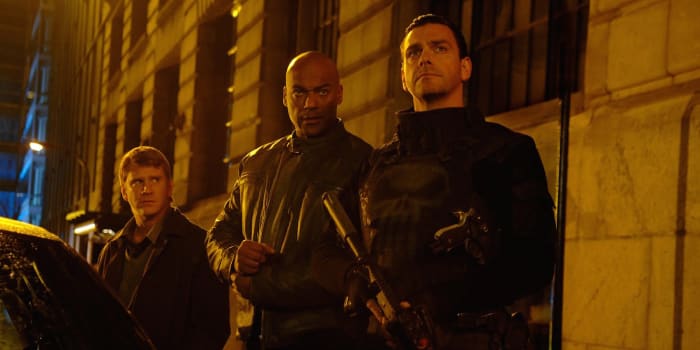Stevenson (right) has the look but lacks the charisma and nihilism the role demands and ultimately disappoints.