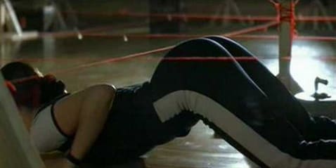 The film's use of Jones slinking between lasers is unrealistic, overtly sexist and not especially important to the film.