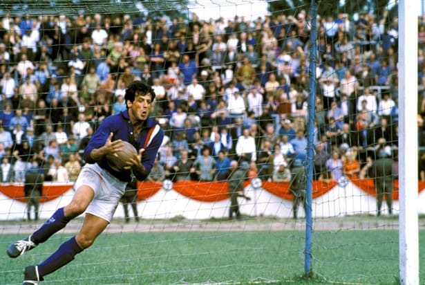 Stallone's ego threatened to run riot and nearly derailed the film altogether. No wonder they stuck him in goal!