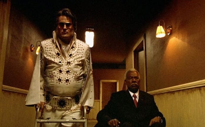 The film belongs to Campbell (left) as one of the best Elvis roles seen in cinema, as odd as that may seem in a film like this.