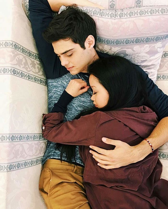 Peter Kavinsky (Noah Centineo) has some serious fandom after this film. Here he is with Lana Condor. #toalltheboysivelovedbefore2018