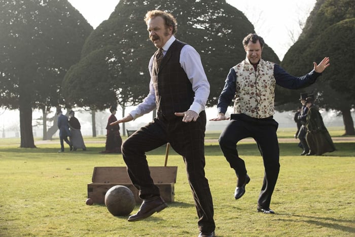 Hurry, Watson! We must dance around and be silly because doing random, unfunny things that don't pertain to a story or provide anything character related is totally funny.