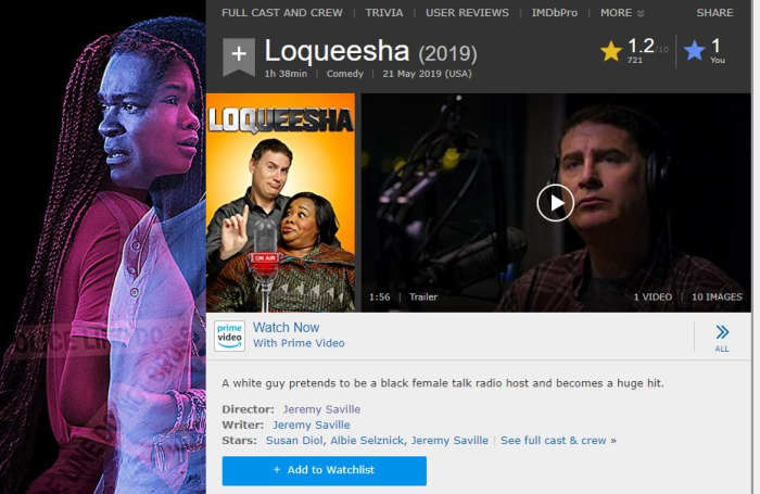 Even the advertisements for other movies look ashamed to be plastered next to this horrendous thing called 'Loqueesha'.