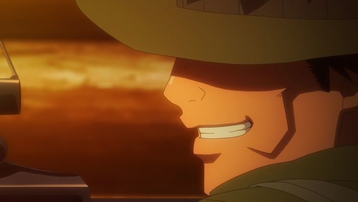 A skilled and normally stoic sniper, M is intrigued by the seemingly mindless strategy of his adversary.