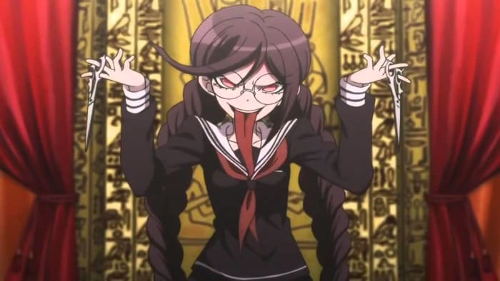 Genocidal Jill (Genocidal Syu) as portrayed in the Anime. A serial killer, and surprisingly, one of the good guys.