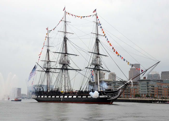 U.S.S. Constitution is the oldest ship in the American Fleet and is ready for you to board and inspect at the Charlestown Navy Yard.