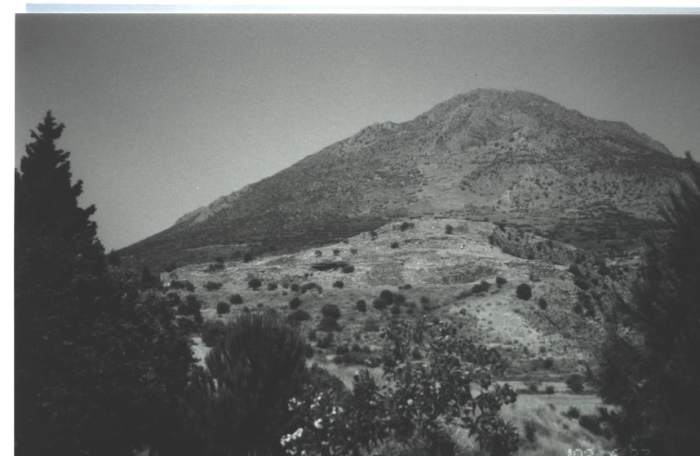 "Mycenae, after one turns the last bend, suddenly folds up into a menacing crouch, grim, defiant, impenetrable." Henry Miller