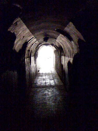 Una vista all'interno del tunnel di Waite Phillips. Foto di credito Kai da OK Shooters Association Forum (Link qui sotto)