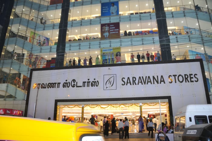 Saravana Super Stores, a chain of retail stores with cheap prices and not-so-great customer service.