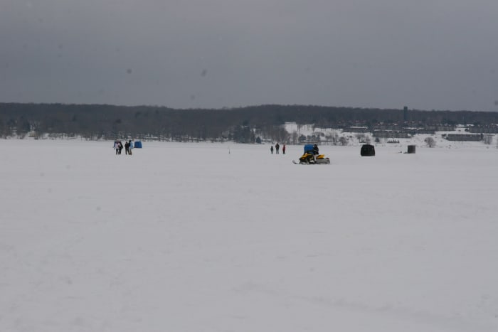 Ice fishing demonstrations at the Ice Castle Festival (weather permitting).