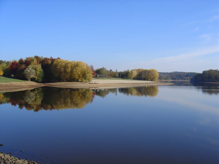 Lake Lavaud, Videix, Limousin is five minutes away from Les Trois Chenes chambres d'hotes near Rochechouart