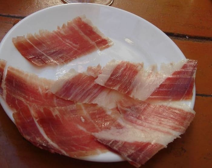 "Presunto", Portuguese ham.