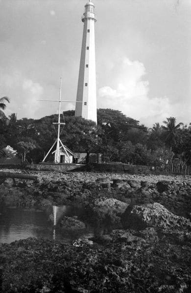 The Cikoneng lighthouse circa 1933.