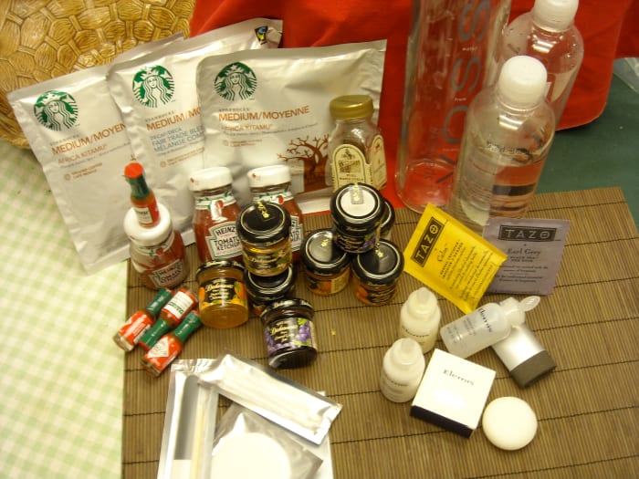 For the price of a night's stay, you could buy a boatload of these-- but it still seemed like they 'gave' us a lot of stuff.