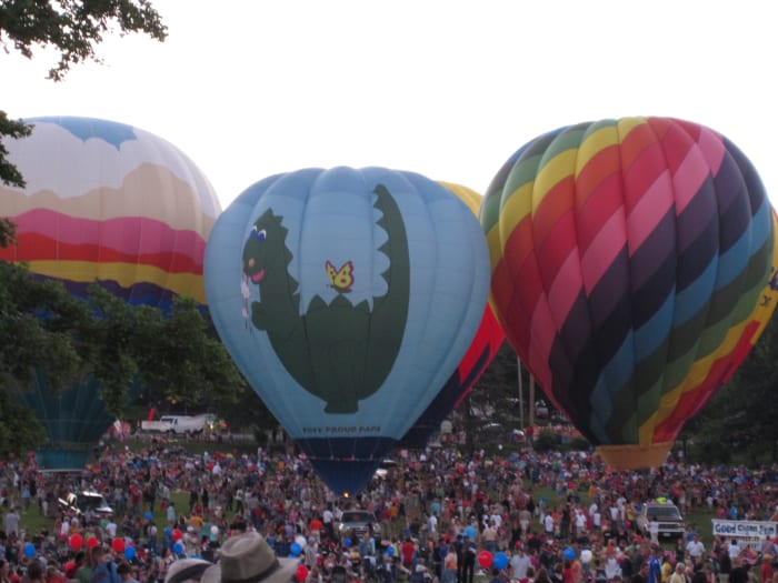Brucemore hosts the popular Balloon Glow event each June as part of the city's Freedom Festival.