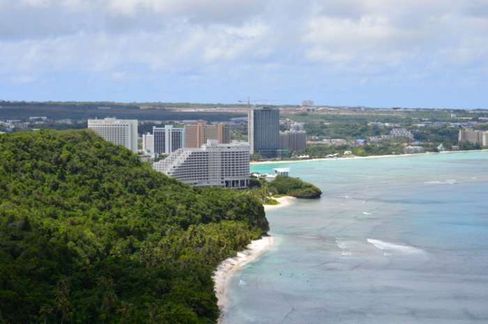 This it Tumon. If you leave the Tumon Bay/tourist area behind, you can find better prices.